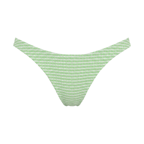 Green Jacquard Bikini Bottom 